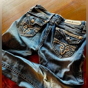 Rock Revival jeans, Gwen skinny, size 27, blue wash